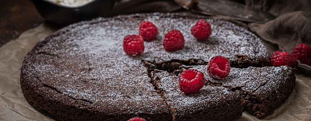 baka i airfryer - kladdkaka