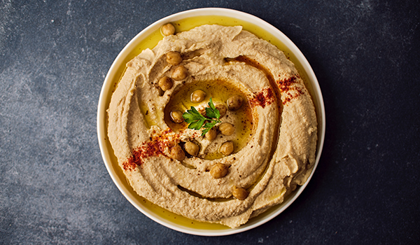 hummus passar gott till falafel